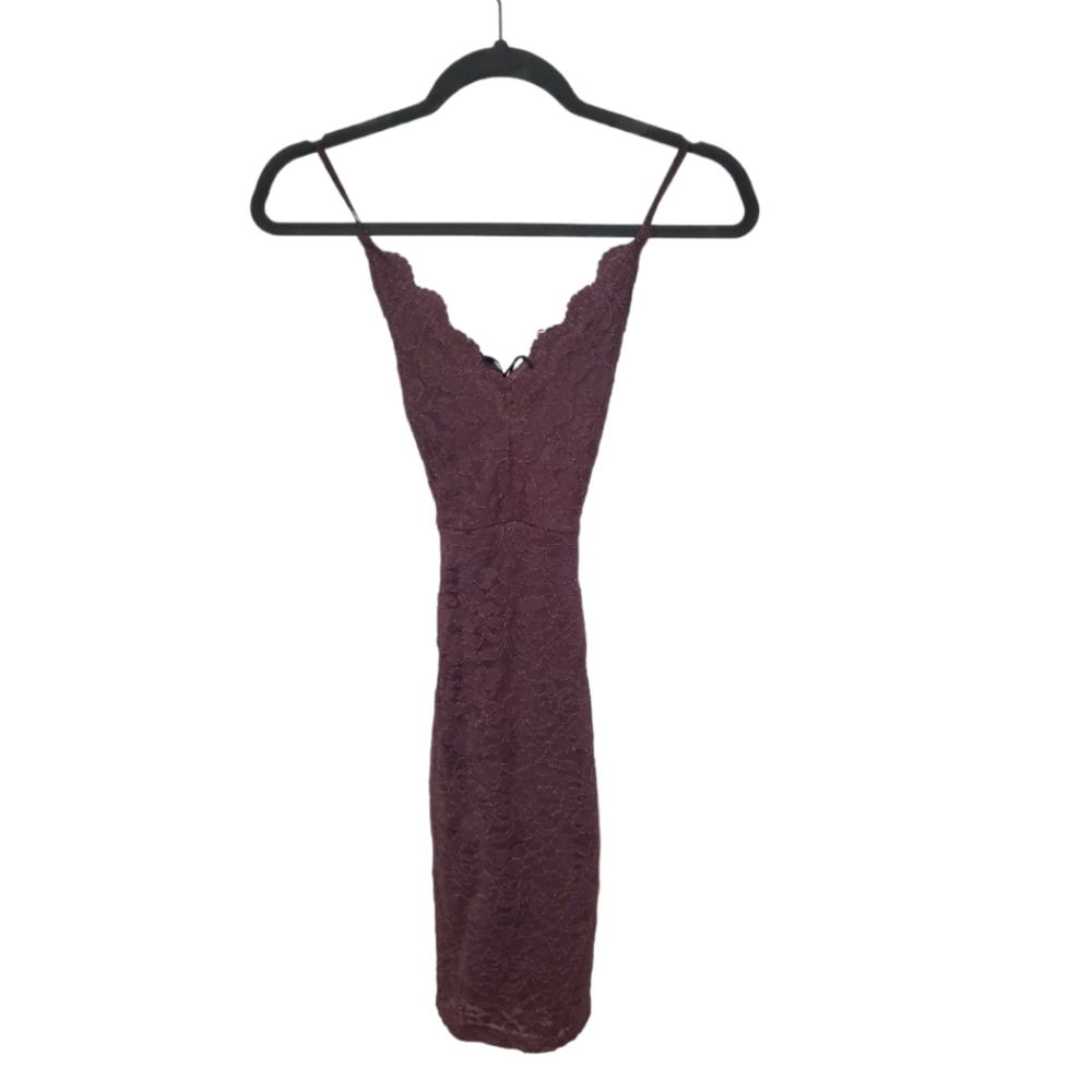 Windsor dark purple x-small spaghetti strap dress
